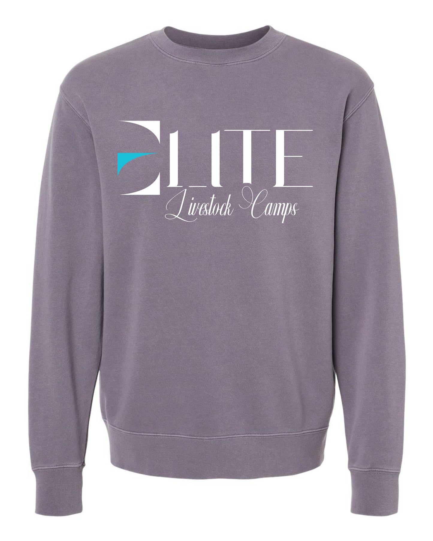 Elite Livestock Services - Independent Trading Co. Midweight Pigment-Dyed Crewneck Sweatshirt