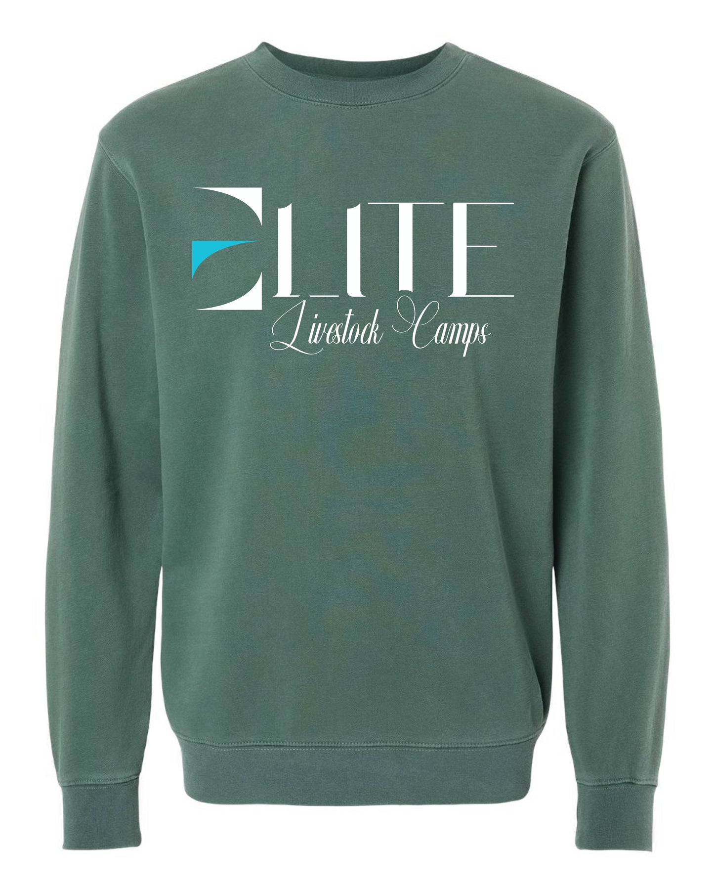 Elite Livestock Services - Independent Trading Co. Midweight Pigment-Dyed Crewneck Sweatshirt