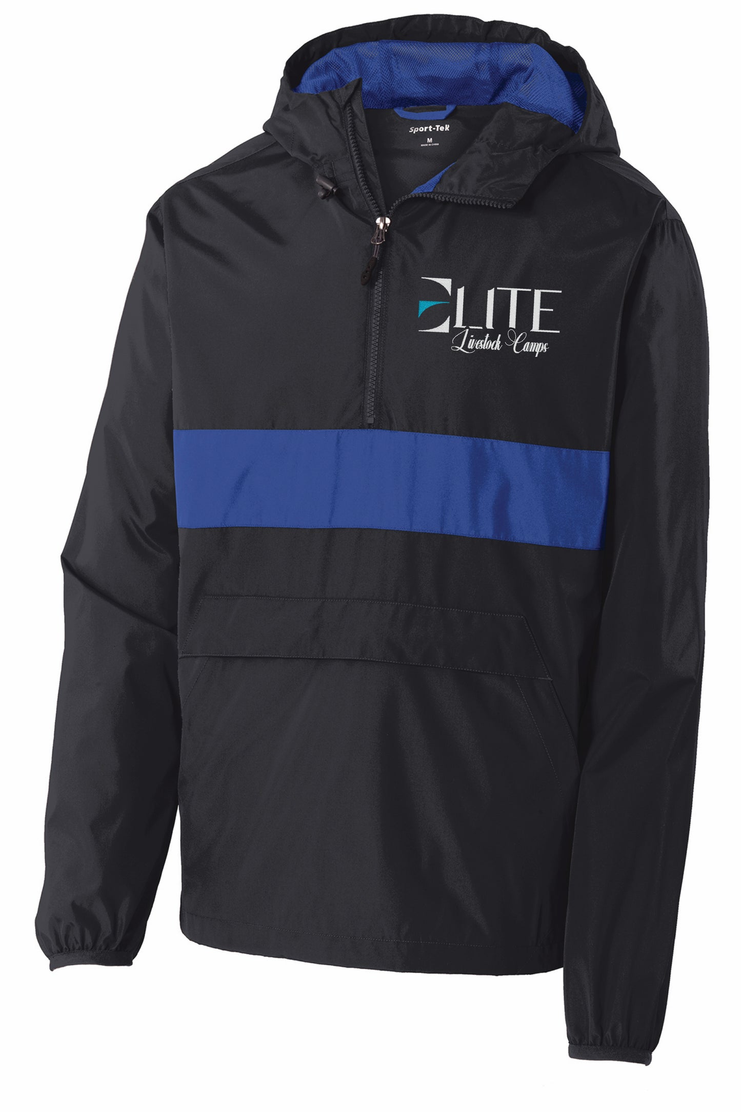 Elite Livestock Services - Sport-Tek Zipped Pocket Anorak