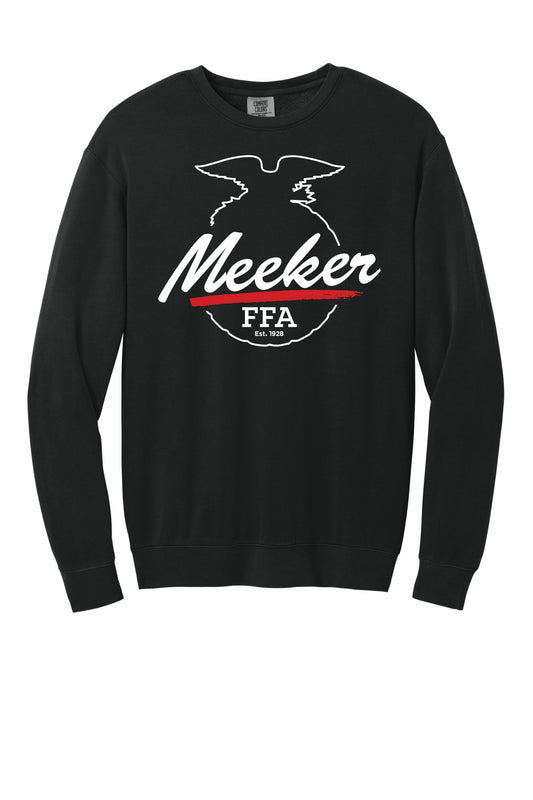 Meeker FFA - Comfort Colors Lightweight Crewneck Sweatshirt