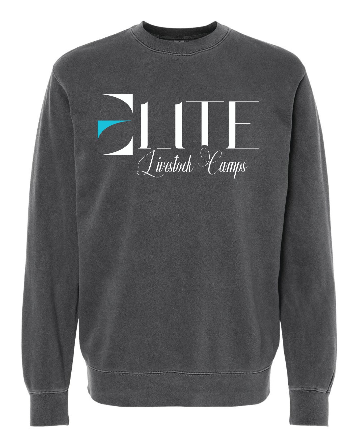 Elite Livestock Services - Independent Trading Co. Midweight Pigment-Dyed Crewneck Sweatshirt