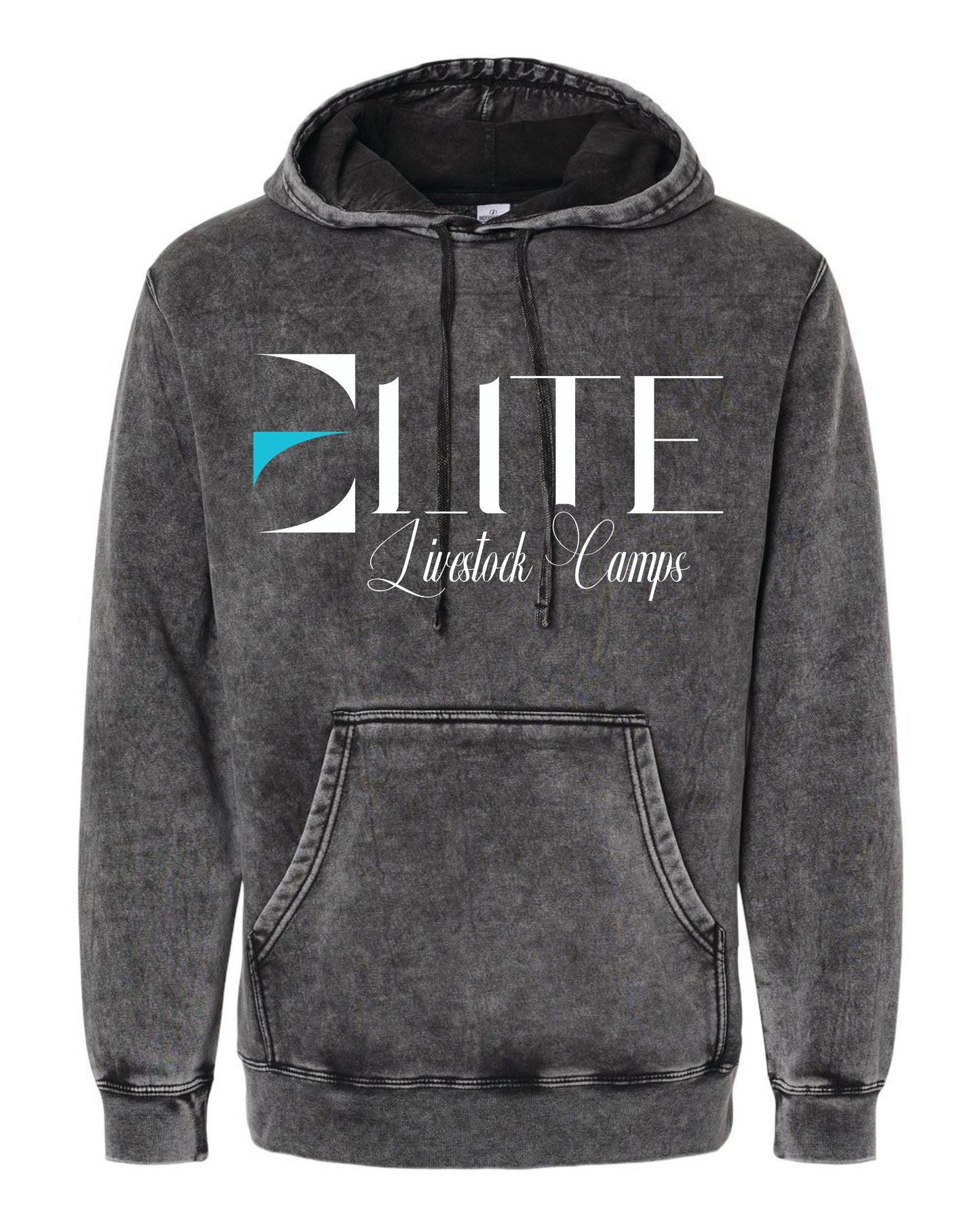 Elite Livestock Services - Independent Trading Co. Midweight Mineral Wash Hooded Sweatshirt
