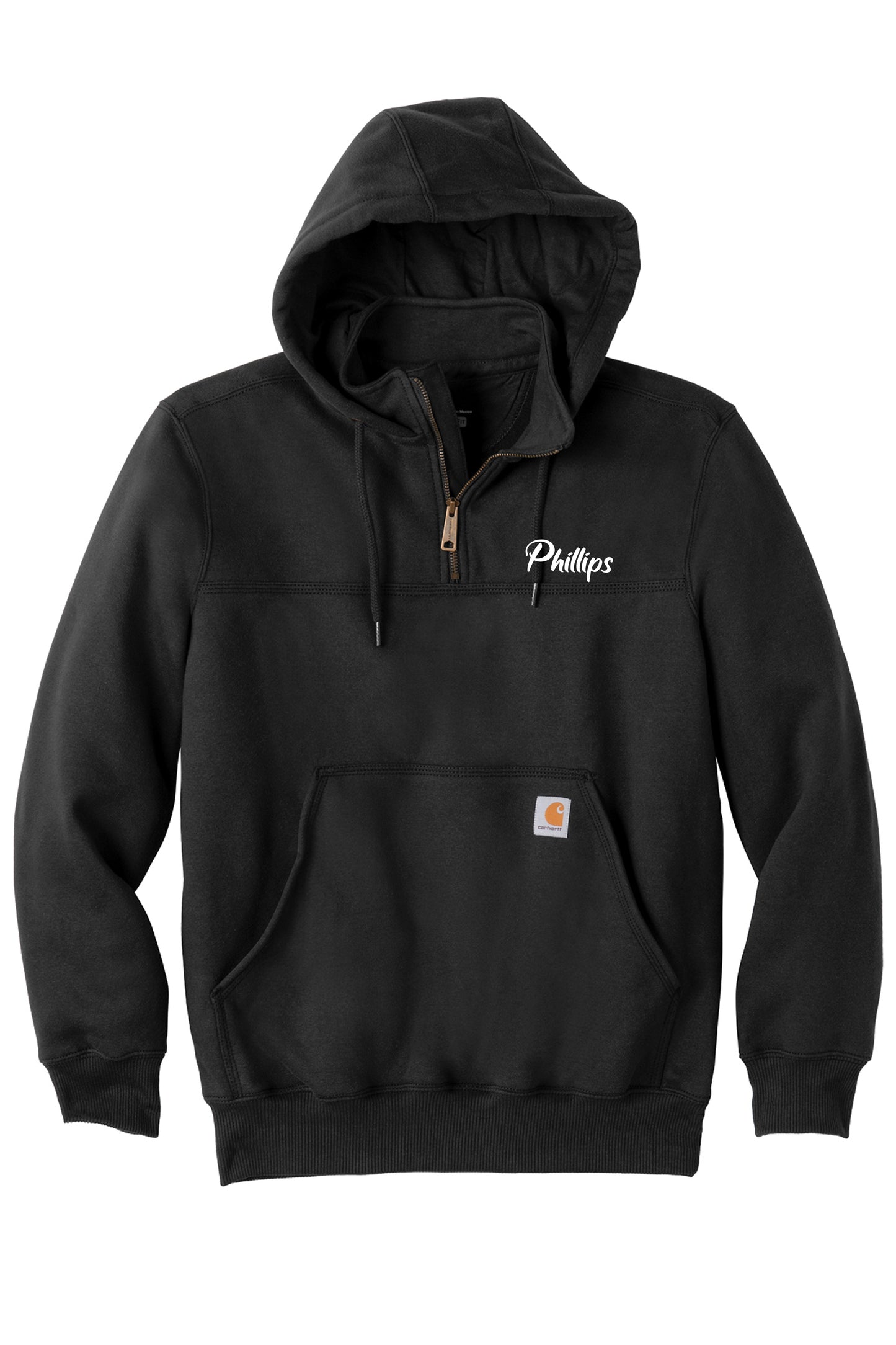 Phillips - Carhartt Rain Defender Paxton Heavyweight Hooded Zip Mock Sweatshirt