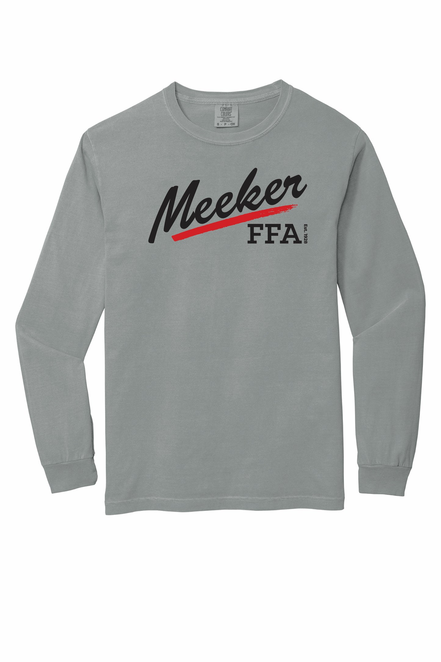 Meeker FFA - Comfort Colors Heavyweight Ring Spun Long Sleeve Tee