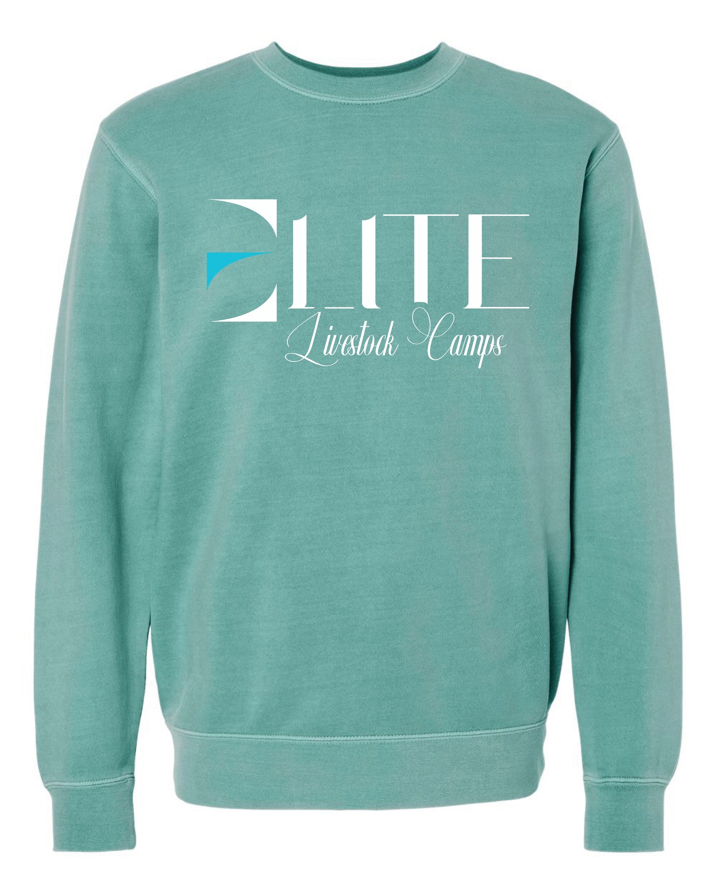 Elite Livestock Services - Independent Trading Co. Midweight Pigment-Dyed Crewneck Sweatshirt