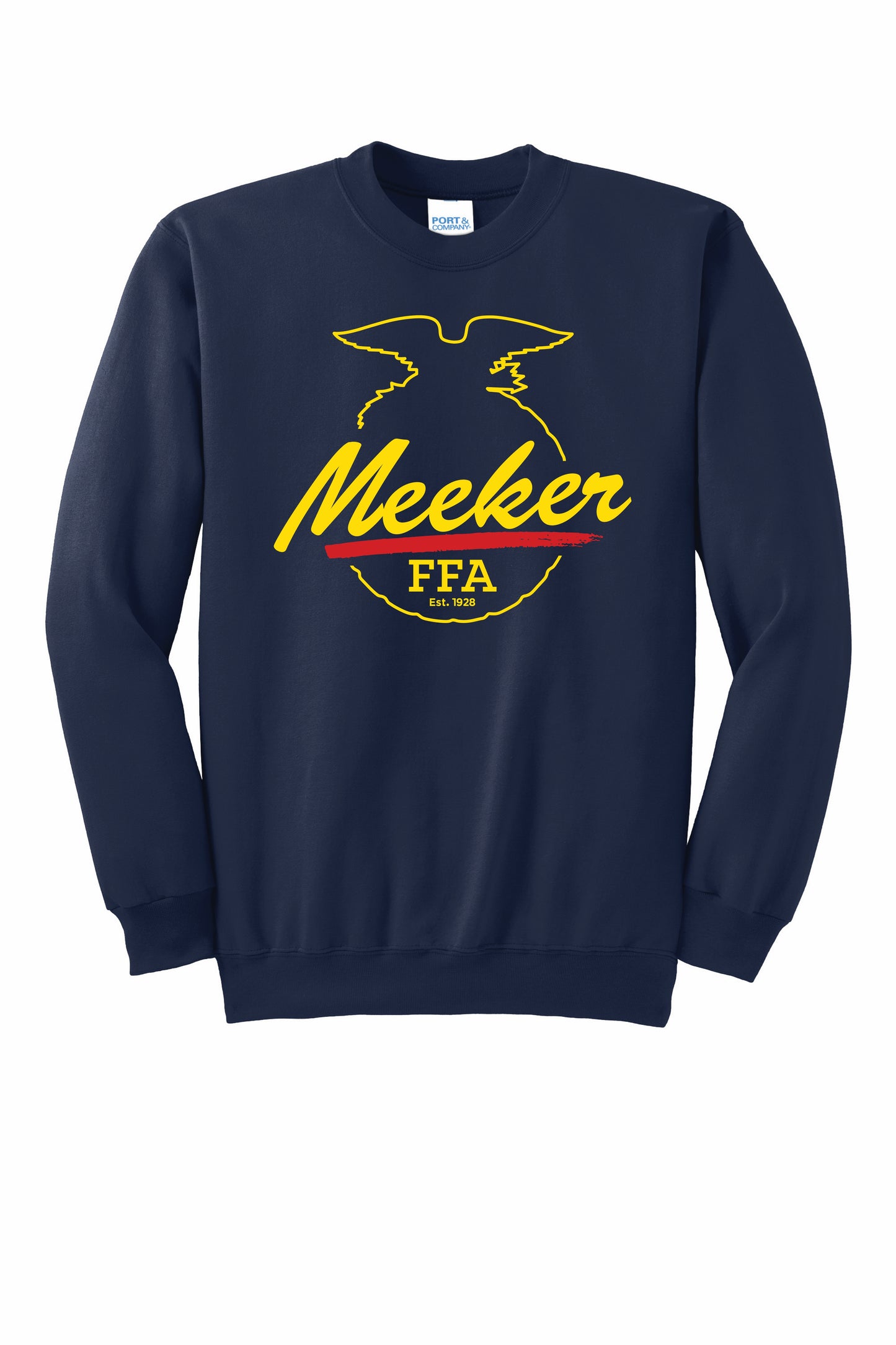Meeker FFA - Port & Co Essential Fleece Crewneck Sweatshirt