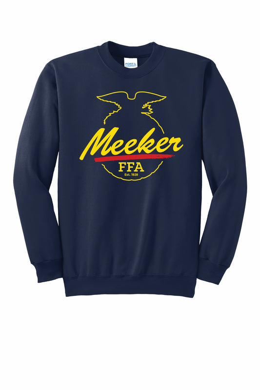 Meeker FFA - Port & Co Essential Fleece Crewneck Sweatshirt