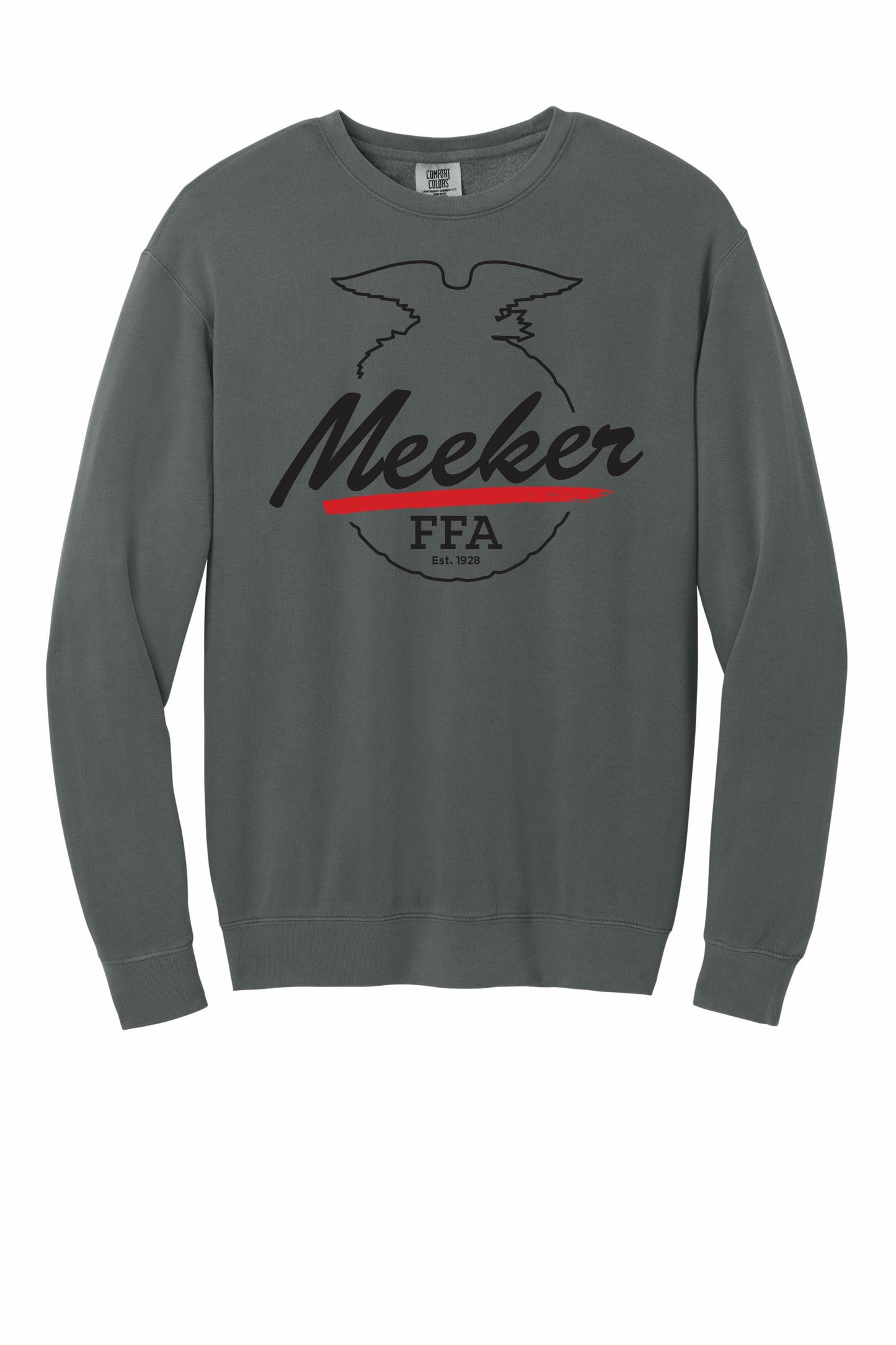 Meeker FFA - Comfort Colors Lightweight Crewneck Sweatshirt