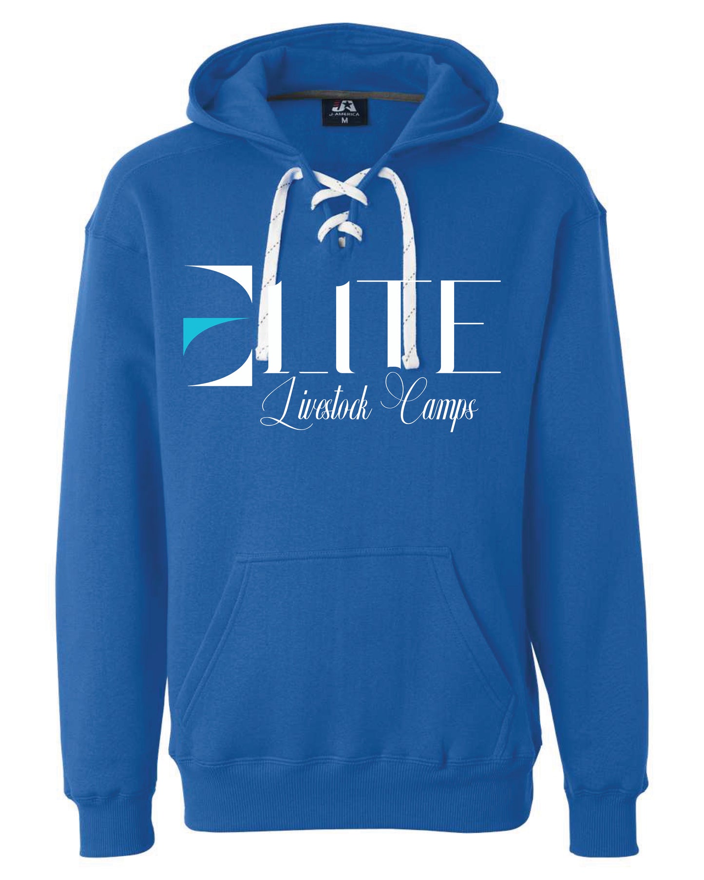 Elite Livestock Services - J. America Sport Lace Hooded Sweatshirt