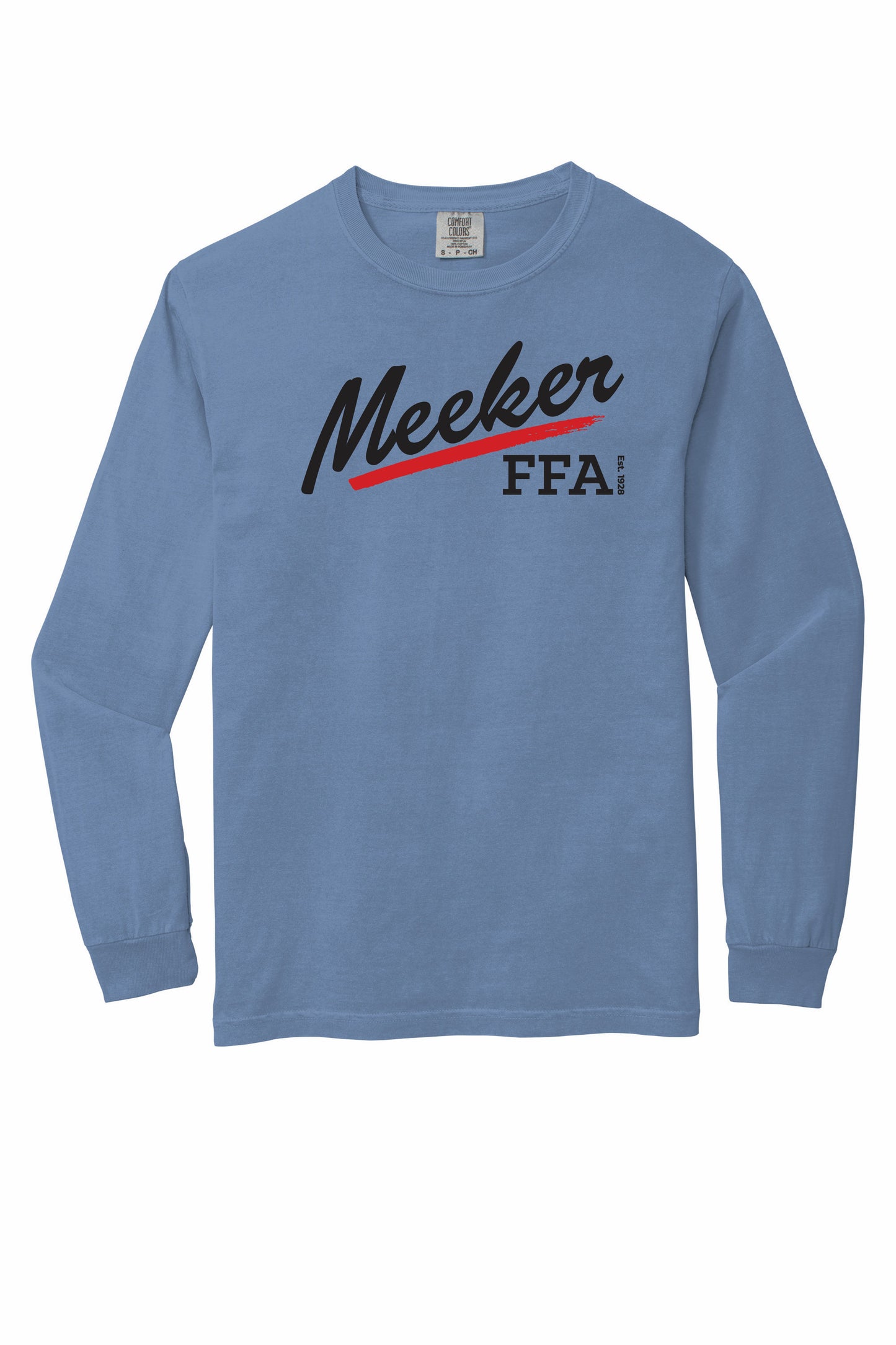 Meeker FFA - Comfort Colors Heavyweight Ring Spun Long Sleeve Tee